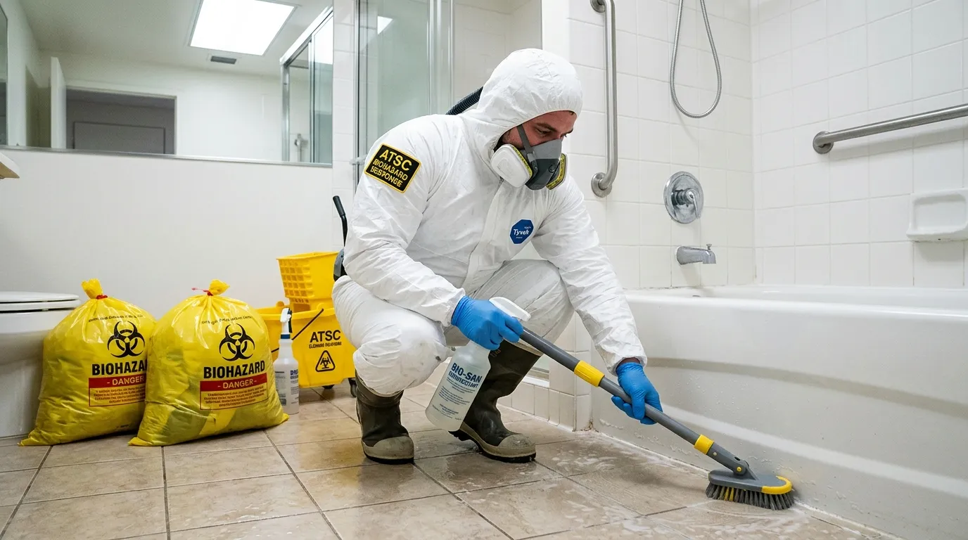 Decontamination equipment deployed for Blood Cleanup in Kearns